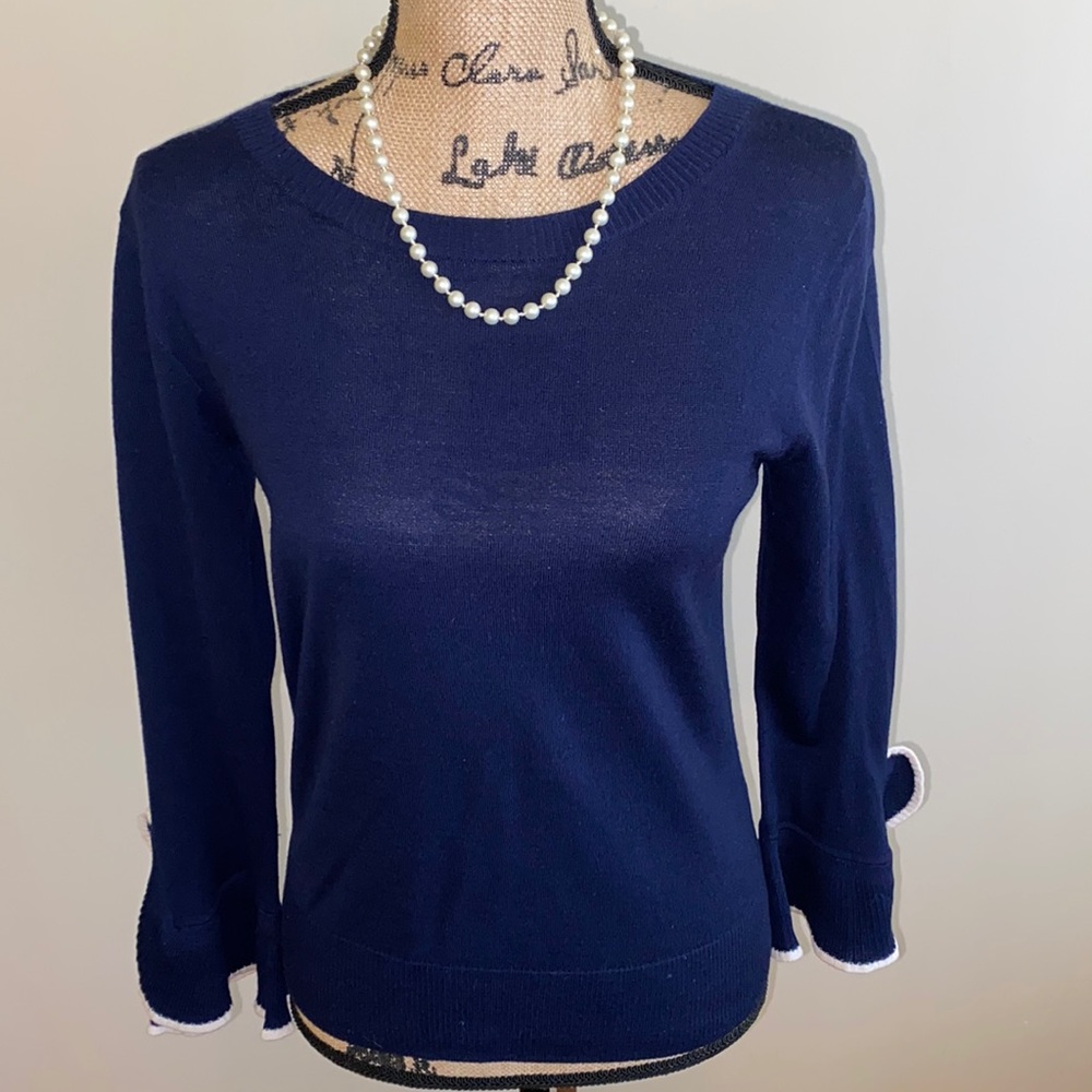 J Crew navy sweater